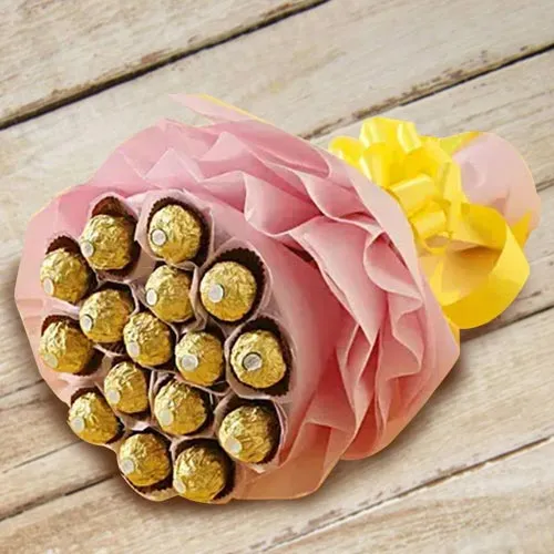 Remarkable Bouquet of Ferrero Rocher Chocolates