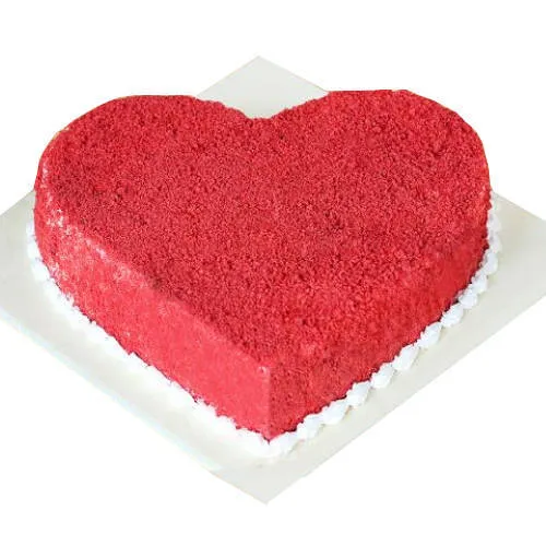 Order Heart Shape Red Velvet Cake