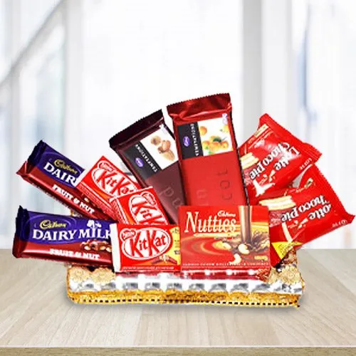 Mouth-Watering Variety of Chocolates Treats Gift Hamper