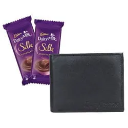 Send Longhorns Wallet with Cadbury Dairy Milk Silk