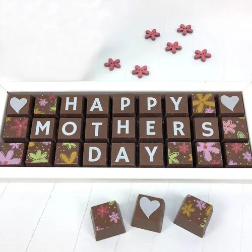 Handmade Chocolate Personalized Pack for Mothers Day