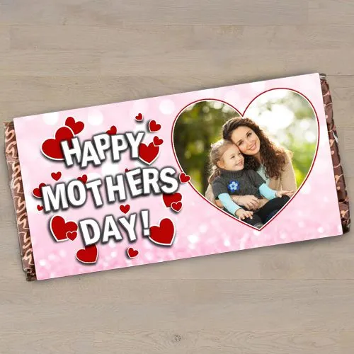 Pleasurable Cadbury Bournville Personalized Photo Chocolate for Mom