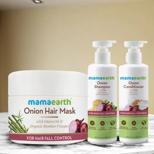 Special Mamaearth Onion Anti Hairfall Spa Kit