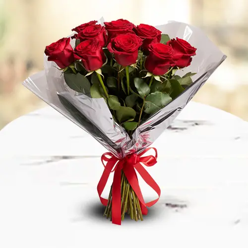 Order Red Roses Hand Bunch for Lady Love