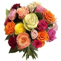 Charming 24 Mixed Roses with Style