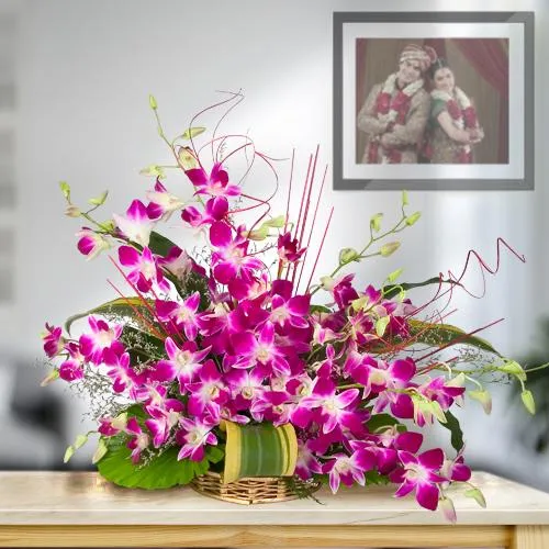 Exotic 10 Stunning Orchids in a Beautiful Arrangement