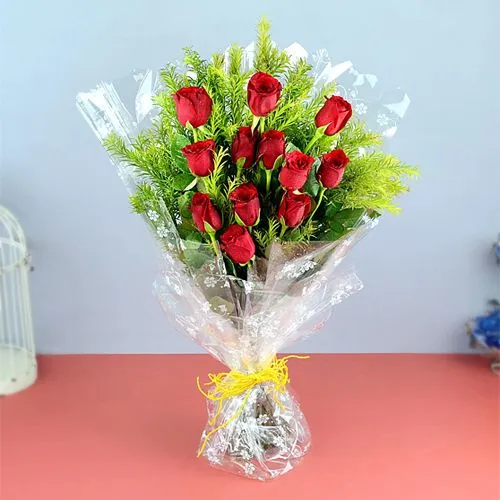 Brilliant Bouquet of Eternal Love Red Roses