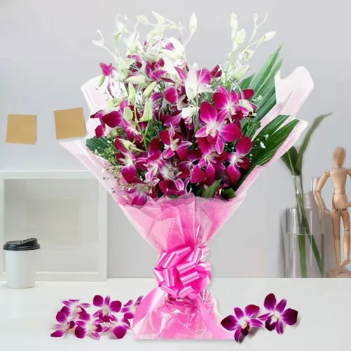 Elegant World Class Orchids Bouquet