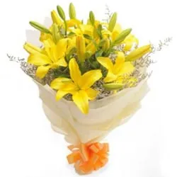 Bouquet of Yellow Lily