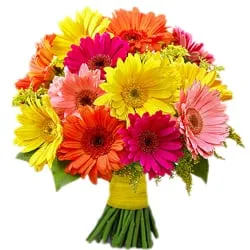 Beautiful Bouquet of Colourful Gerberas