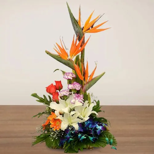 Fabulous 19 Exotic Flowers in Basket