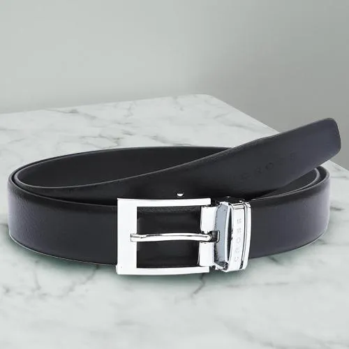 Exclusive Cross Leather Belt for Men