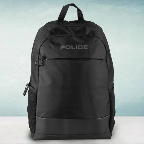 Remarkable Mens Black Bag-Pack from Police