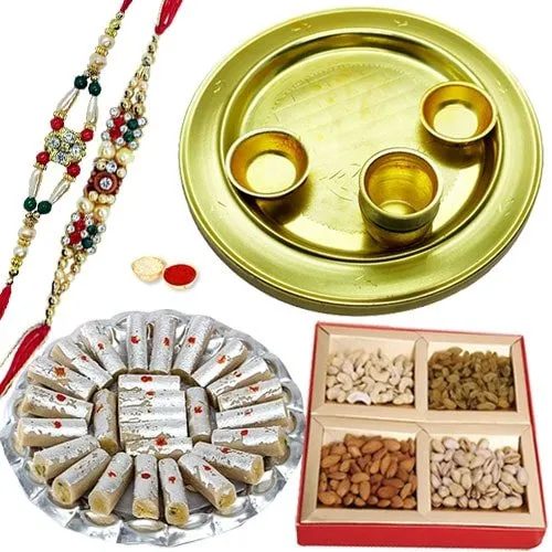 Special Gold Plated Thali Hamper1