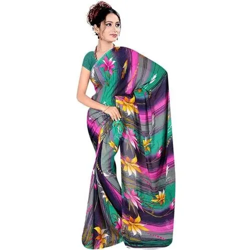 Wonderful Georgette Collection of Printed Saree Made by Suredeal
