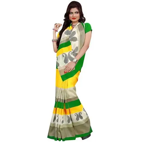 Fashionable Women�s Collection Printed Saree from Rainbow