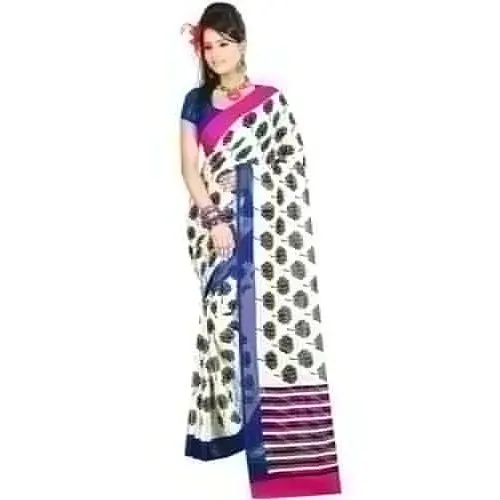 Enticing Faux Georgette Printed Saree