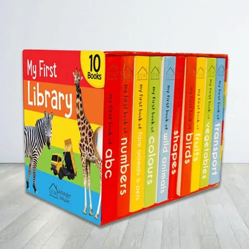 My First Library Learning Books for Kids