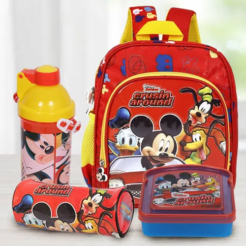 Remarkable Mickey Mouse School Utility Gift Combo for Kids